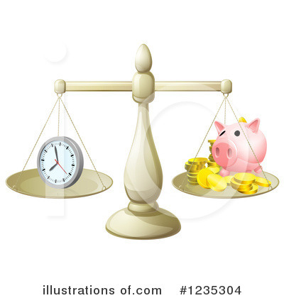 Royalty-Free (RF) Scale Clipart Illustration by AtStockIllustration - Stock Sample #1235304