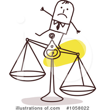 Royalty-Free (RF) Scales Clipart Illustration by NL shop - Stock Sample #1058022