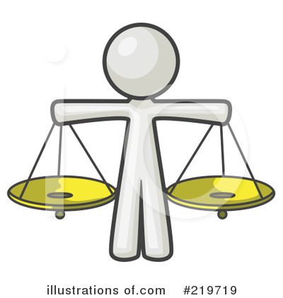 Royalty-Free (RF) Scales Clipart Illustration by Leo Blanchette - Stock Sample #219719