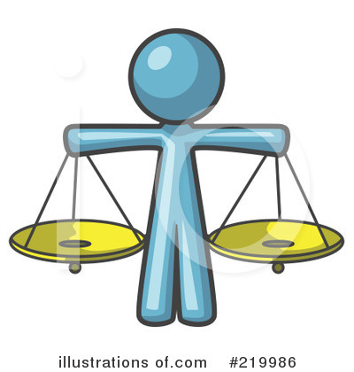 Royalty-Free (RF) Scales Clipart Illustration by Leo Blanchette - Stock Sample #219986