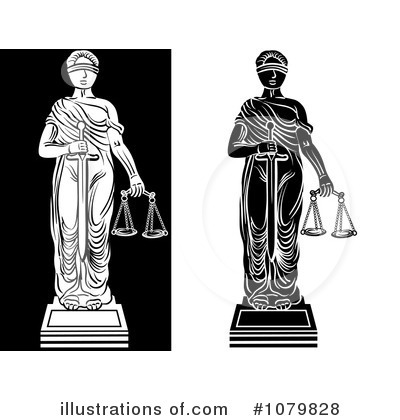 Royalty-Free (RF) Scales Of Justice Clipart Illustration by pauloribau - Stock Sample #1079828