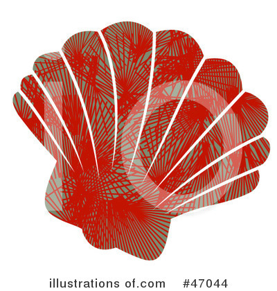 Royalty-Free (RF) Scallop Clipart Illustration by Prawny - Stock Sample #47044