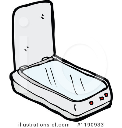 Royalty-Free (RF) Scanner Clipart Illustration by lineartestpilot - Stock Sample #1190933
