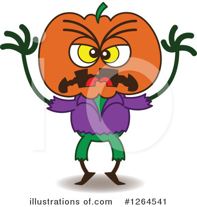 Pumpkin Clipart #1264541 by Zooco