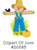 Scarecrow Clipart #20085 by Maria Bell