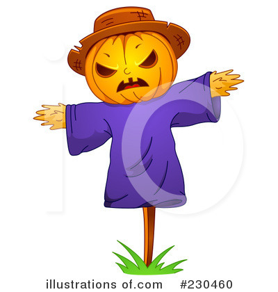 Scarecrow Clipart #230460 by BNP Design Studio