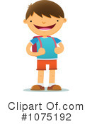 School Boy Clipart #1075192 by Qiun