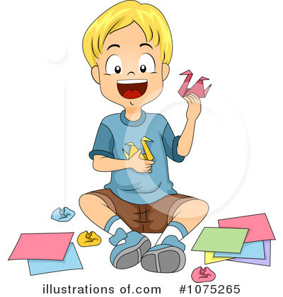 Royalty-Free (RF) School Boy Clipart Illustration by BNP Design Studio - Stock Sample #1075265