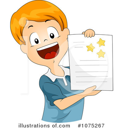 Royalty-Free (RF) School Boy Clipart Illustration by BNP Design Studio - Stock Sample #1075267