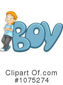 School Boy Clipart #1075274 by BNP Design Studio