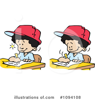 Student Clipart #1094108 by Johnny Sajem