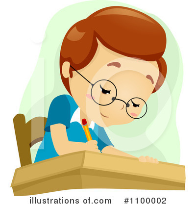Royalty-Free (RF) School Boy Clipart Illustration by BNP Design Studio - Stock Sample #1100002