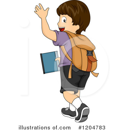 Royalty-Free (RF) School Boy Clipart Illustration by BNP Design Studio - Stock Sample #1204783