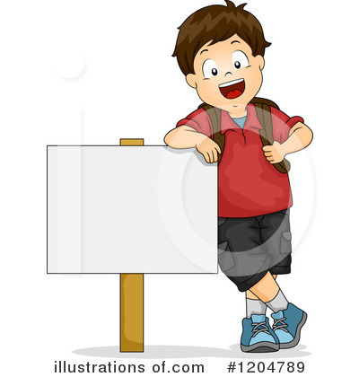 Royalty-Free (RF) School Boy Clipart Illustration by BNP Design Studio - Stock Sample #1204789