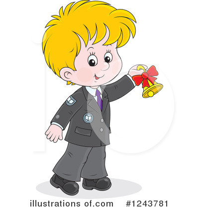 School Children Clipart #1243781 by Alex Bannykh