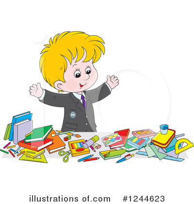 Back To School Clipart #1244623 by Alex Bannykh