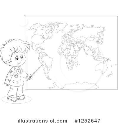 Royalty-Free (RF) School Boy Clipart Illustration by Alex Bannykh - Stock Sample #1252647