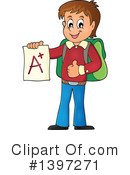 School Boy Clipart #1397271 by visekart