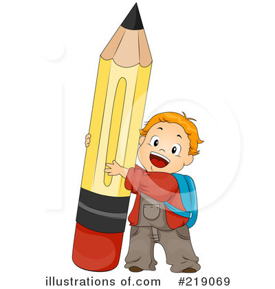 Royalty-Free (RF) School Boy Clipart Illustration by BNP Design Studio - Stock Sample #219069