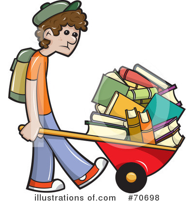 Royalty-Free (RF) School Boy Clipart Illustration by jtoons - Stock Sample #70698