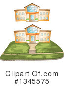 School Building Clipart #1345575 by merlinul