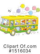 School Bus Clipart #1516034 by Alex Bannykh