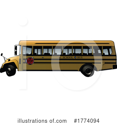 Royalty-Free (RF) School Bus Clipart Illustration by dero - Stock Sample #1774094