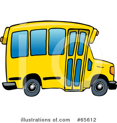 Bus Clipart #65612 by Dennis Holmes Designs