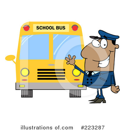 School Bus Clipart #223287 by Hit Toon