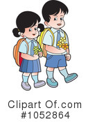School Children Clipart #1052864 by Lal Perera