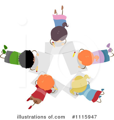 Royalty-Free (RF) School Children Clipart Illustration by BNP Design Studio - Stock Sample #1115947