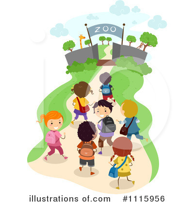 Royalty-Free (RF) School Children Clipart Illustration by BNP Design Studio - Stock Sample #1115956