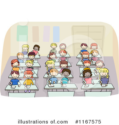 Royalty-Free (RF) School Children Clipart Illustration by BNP Design Studio - Stock Sample #1167575