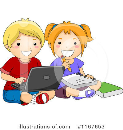 Royalty-Free (RF) School Children Clipart Illustration by BNP Design Studio - Stock Sample #1167653