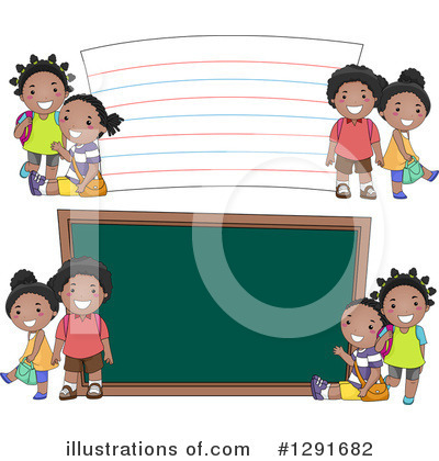 Royalty-Free (RF) School Children Clipart Illustration by BNP Design Studio - Stock Sample #1291682