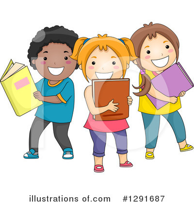 Royalty-Free (RF) School Children Clipart Illustration by BNP Design Studio - Stock Sample #1291687
