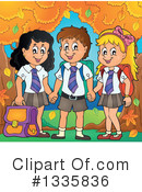 School Children Clipart #1335836 by visekart