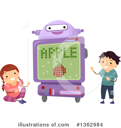 Royalty-Free (RF) School Children Clipart Illustration by BNP Design Studio - Stock Sample #1362984