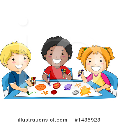 Royalty-Free (RF) School Children Clipart Illustration by BNP Design Studio - Stock Sample #1435923