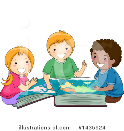 Royalty-Free (RF) School Children Clipart Illustration by BNP Design Studio - Stock Sample #1435924