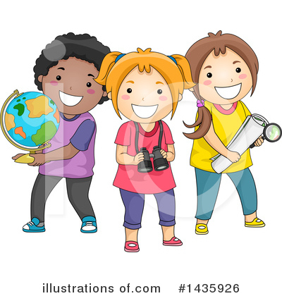 Royalty-Free (RF) School Children Clipart Illustration by BNP Design Studio - Stock Sample #1435926