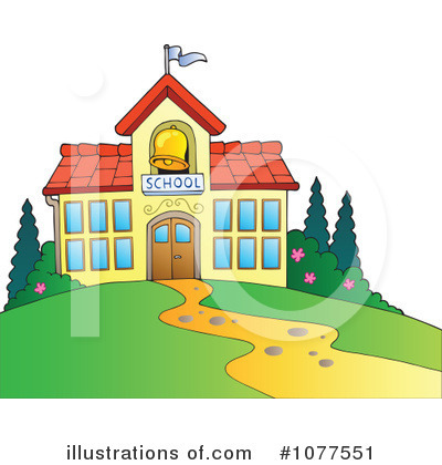Royalty-Free (RF) School Clipart Illustration by visekart - Stock Sample #1077551