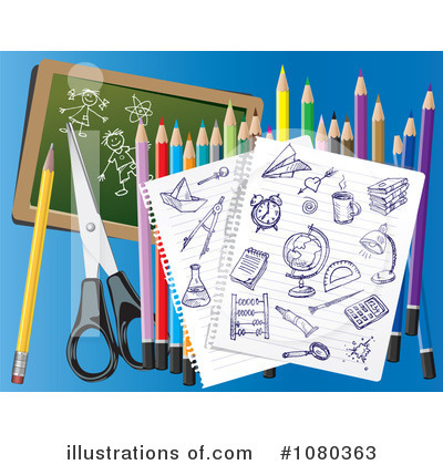 Royalty-Free (RF) School Clipart Illustration by Eugene - Stock Sample #1080363