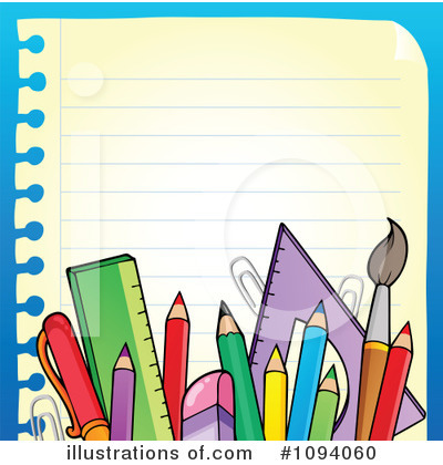 Royalty-Free (RF) School Clipart Illustration by visekart - Stock Sample #1094060