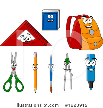 Royalty-Free (RF) School Clipart Illustration by Vector Tradition SM - Stock Sample #1223912
