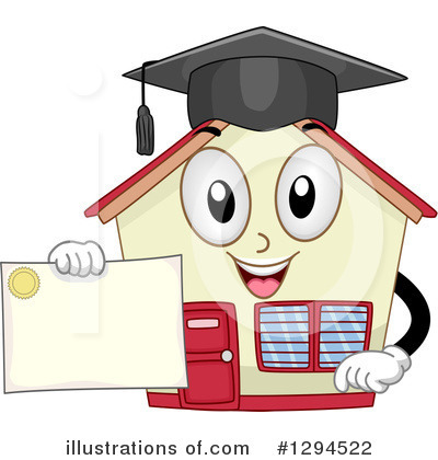 School House Clipart #1294522 by BNP Design Studio