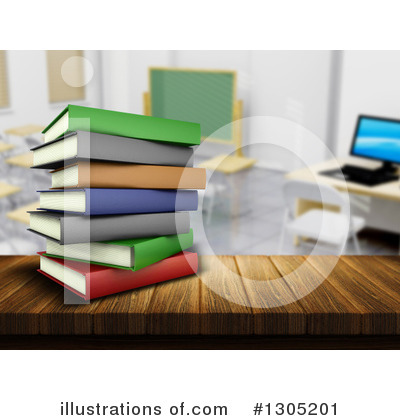 Royalty-Free (RF) School Clipart Illustration by KJ Pargeter - Stock Sample #1305201
