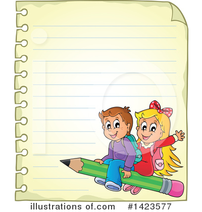 Royalty-Free (RF) School Clipart Illustration by visekart - Stock Sample #1423577