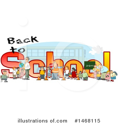 Royalty-Free (RF) School Clipart Illustration by djart - Stock Sample #1468115