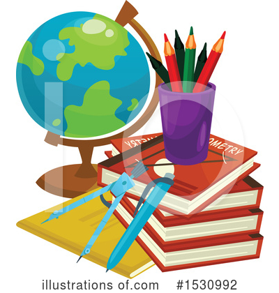 Desk Globe Clipart #1530992 by Vector Tradition SM